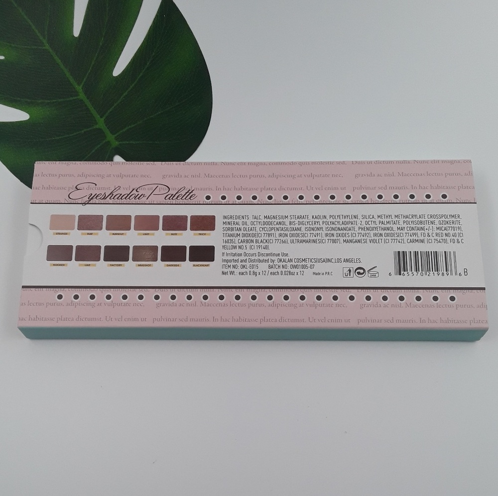 Face makeup Natural Eyeshadow Palette nudes. - Picture 3 of 7